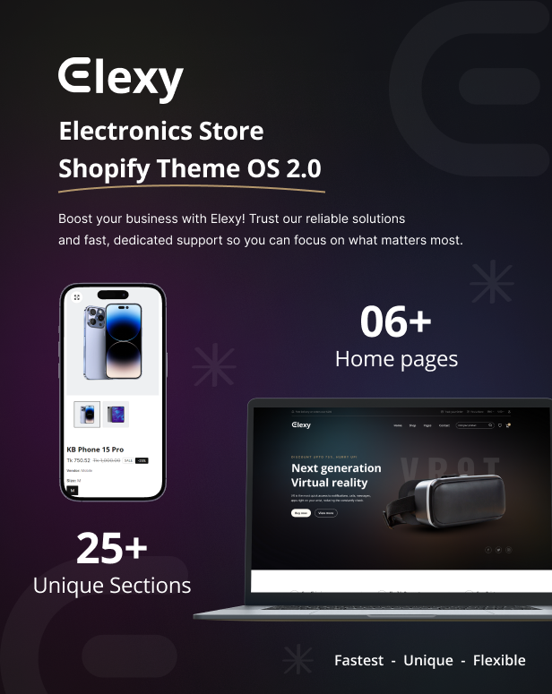 Elexy - Electronics Store Shopify Theme OS 2.0 - 1