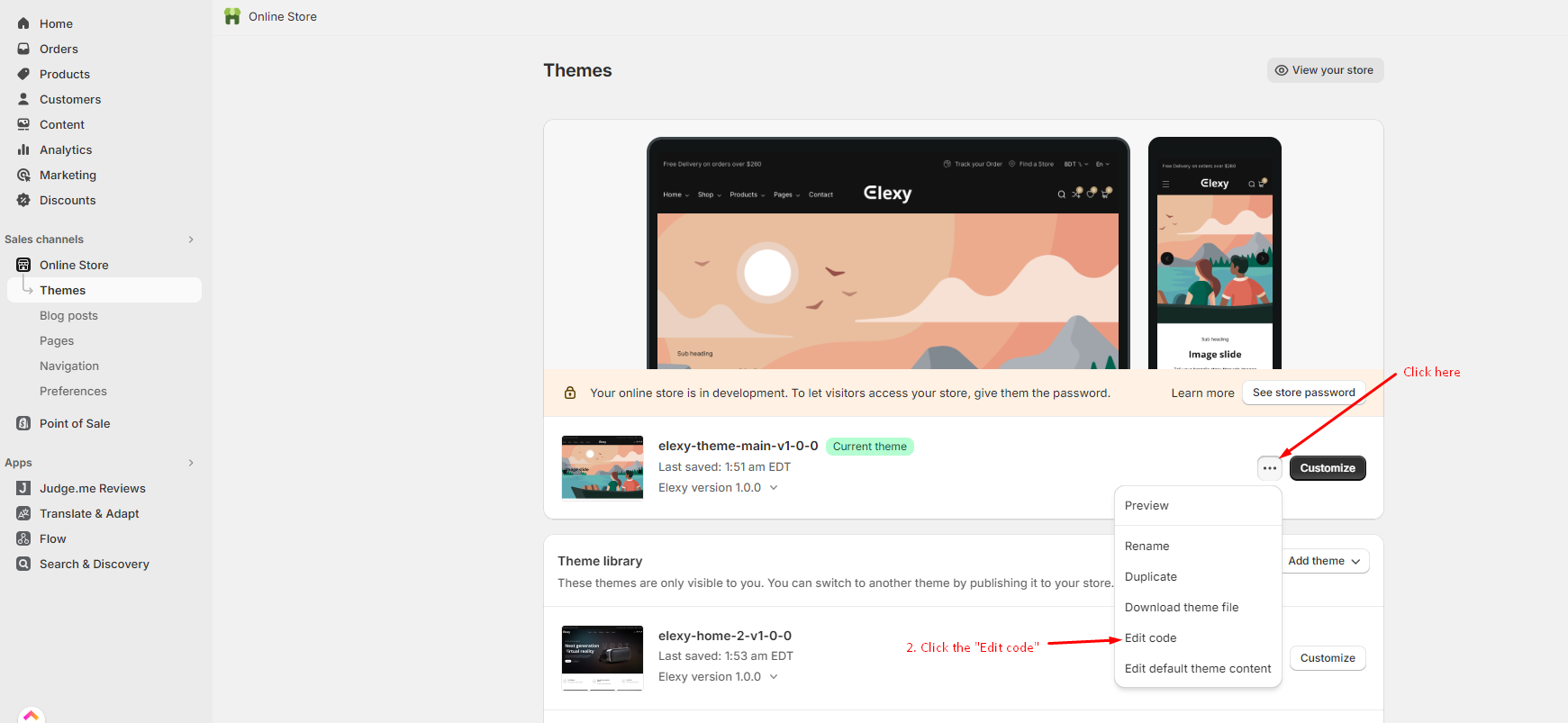 Elexy electronics store shopify theme